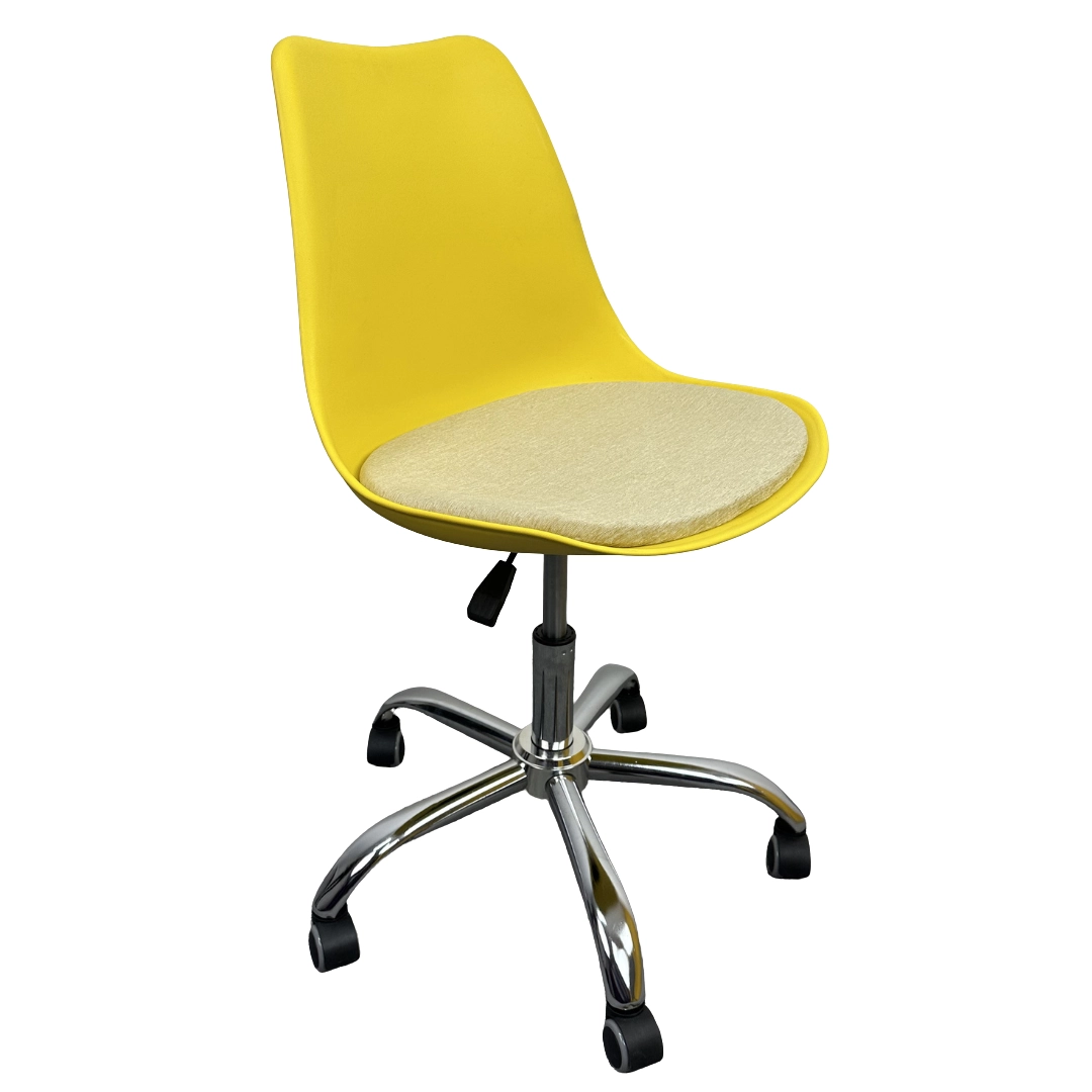 Revolving Tulip Chair - Yellow